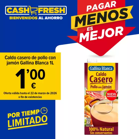 Catálogo Cash Fresh en Fregenal de la Sierra | Hasta el 22/03/2026 | 2026-03-19T00:00:00.000Z - 2026-03-22T00:00:00.000Z