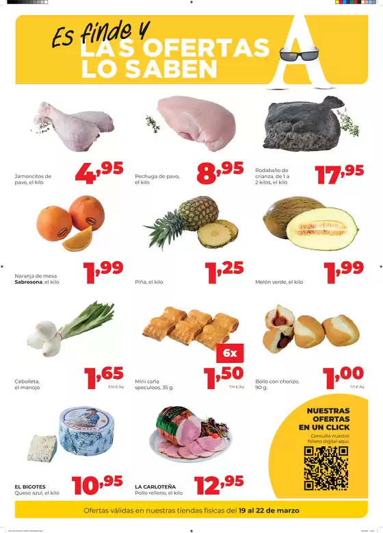 Catálogo Alimerka en Torredembarra | Ofertas válidas en nuestras tiendas físicas del 19 al 22 de marzo | 2026-03-19T00:00:00.000Z - 2026-03-22T00:00:00.000Z