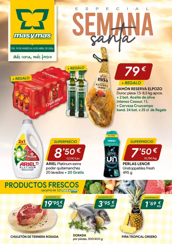 Catálogo Masymas en Negreira | Especial Semana Santa | 2026-03-19T00:00:00.000Z - 2026-04-08T00:00:00.000Z