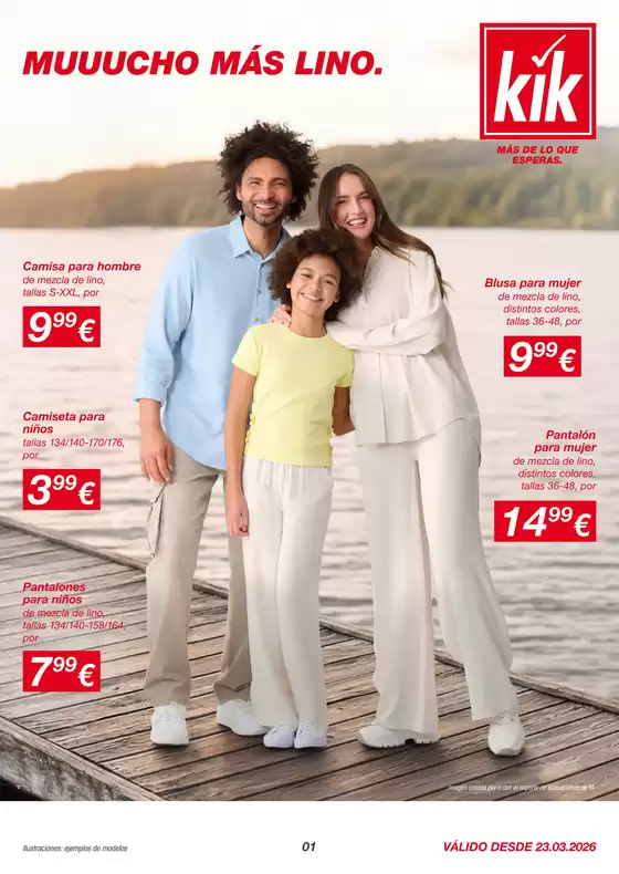 Catálogo KIK en Pozuelo de Alarcón | Muuucho más lino | 2026-03-23T00:00:00.000Z - 2026-03-29T00:00:00.000Z