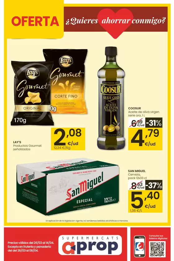 Catálogo Eroski en Ibiza | Nirekin ¿Quieres ahorrar conmigo? nahi? Aliprox | 2026-03-26T00:00:00.000Z - 2026-04-14T00:00:00.000Z