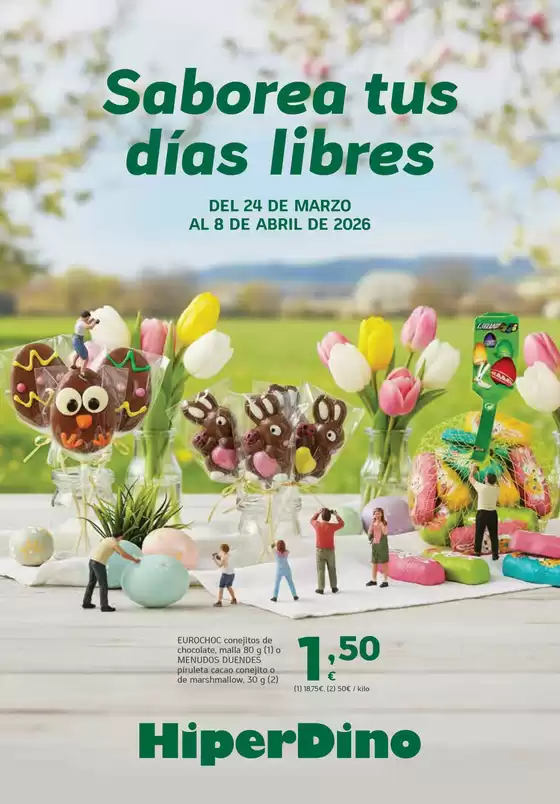 Catálogo HiperDino en Vigo | Ofertas especiales Semana Santa desde el 24 de marzo | 2026-03-24T00:00:00.000Z - 2026-04-08T00:00:00.000Z