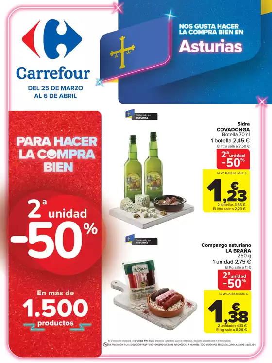 Catálogo Carrefour en Oviedo | REGIONAL (Articulos locales de Alimentación, dulces, bebidas) | 2026-03-25T00:00:00.000Z - 2026-04-06T00:00:00.000Z