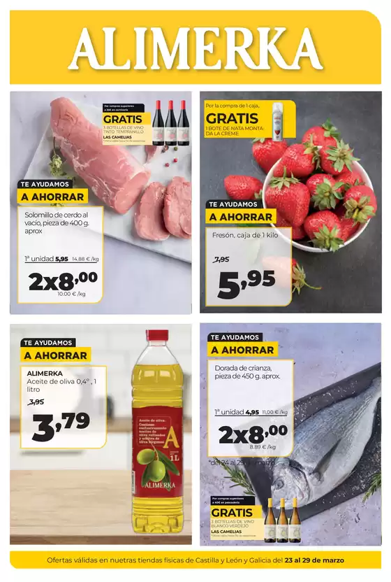 Catálogo Alimerka en Lora del Río | Del 23 al 29 de marzo | 2026-03-23T00:00:00.000Z - 2026-03-29T00:00:00.000Z