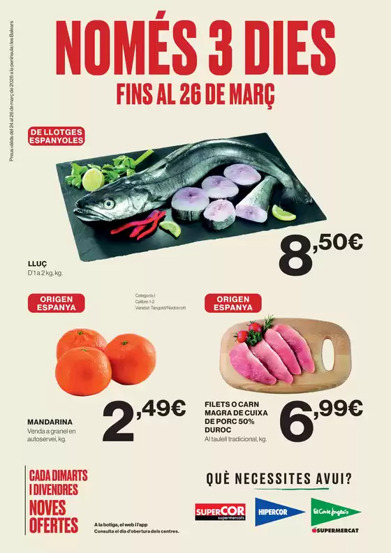 Catálogo Hipercor en Zaragoza | Només 3 Dies | 2026-03-24T00:00:00.000Z - 2026-03-26T00:00:00.000Z