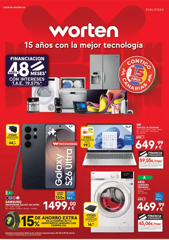 Catálogo Worten | Oferta válida desde el 24 al 30 de marzo | 2026-03-24T00:00:00.000Z - 2026-03-30T00:00:00.000Z