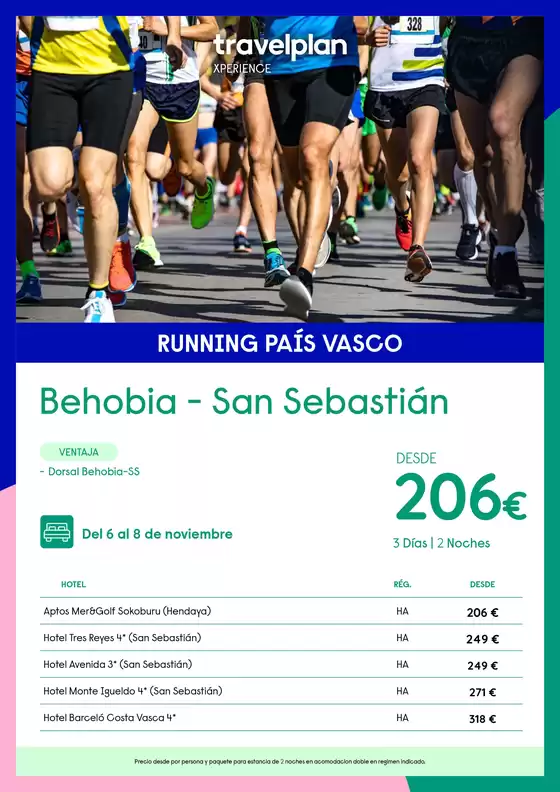 Catálogo Travelplan en Almonte | Travelplan Donostia - San Sebastián y alrededores | 2026-11-06T00:00:00.000Z - 2026-11-08T00:00:00.000Z