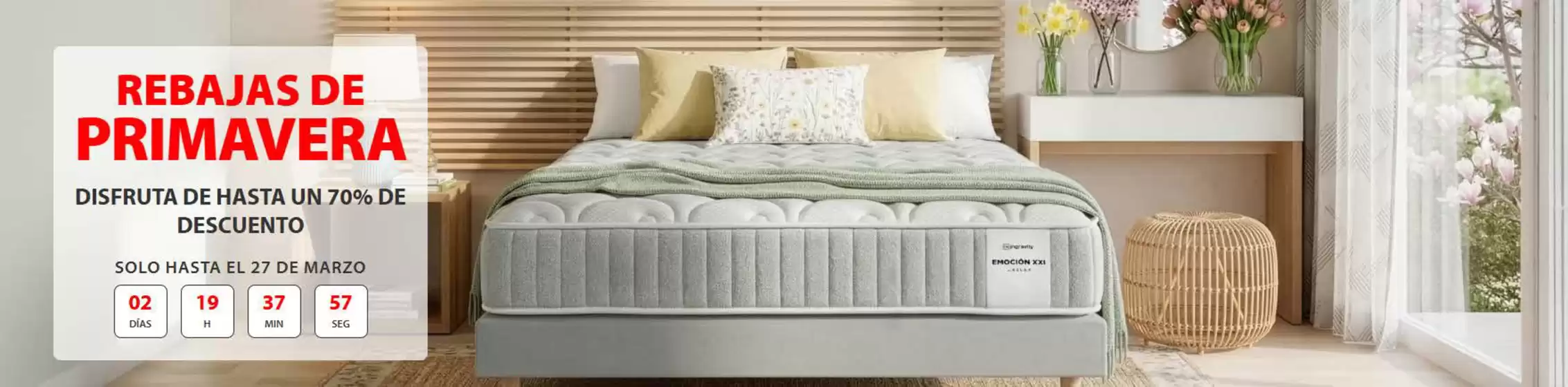 Catálogo Colchón Exprés en Albolote | Rebajas De Primavera | 2026-03-24T00:00:00.000Z - 2026-03-27T00:00:00.000Z