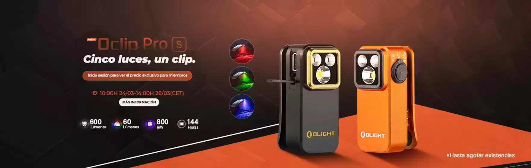 Catálogo Olight en Ampuero | Promociones | 2026-03-24T00:00:00.000Z - 2026-03-28T00:00:00.000Z