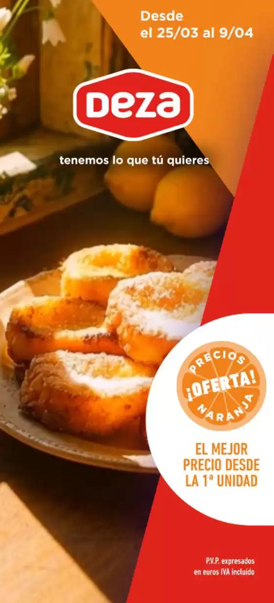 Catálogo Supermercados Deza en Sant Vicenç dels Horts | Desde el 25/03 al 9/04 | 2026-03-25T00:00:00.000Z - 2026-04-09T00:00:00.000Z