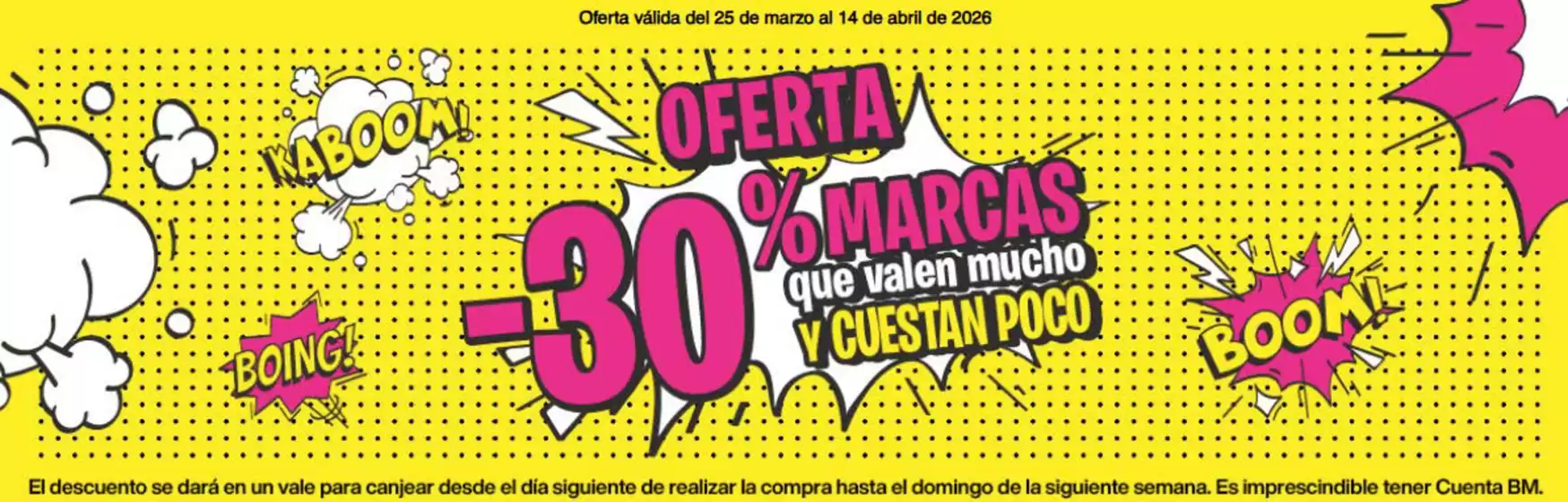 Catálogo BM Supermercados en Cabrera de Mar | Ofertas | 2026-03-25T00:00:00.000Z - 2026-04-14T00:00:00.000Z