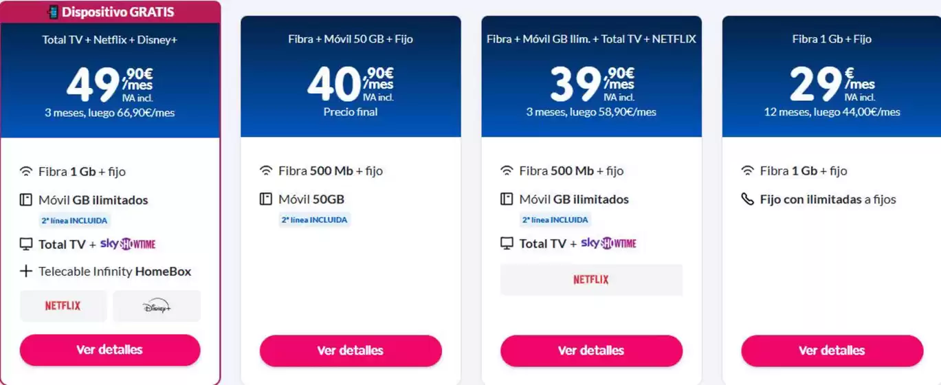 Catálogo Telecable en Villalonga | Ofertas | 2026-03-25T00:00:00.000Z - 2026-04-07T00:00:00.000Z