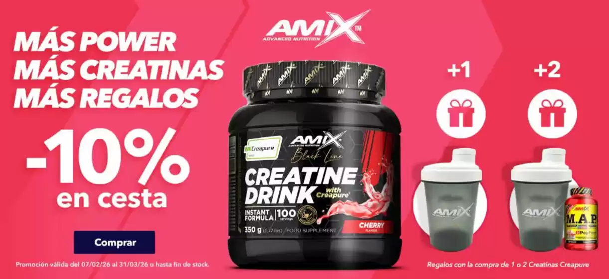 Catálogo NutriTienda en Arganda del Rey | -10% en cesta | 2026-03-25T00:00:00.000Z - 2026-03-31T00:00:00.000Z