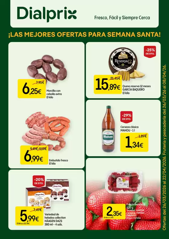Catálogo Dialprix en Sonseca | ¡Las Mejores Ofertas Para Semana Santa!  | 2026-03-26T00:00:00.000Z - 2026-04-22T00:00:00.000Z