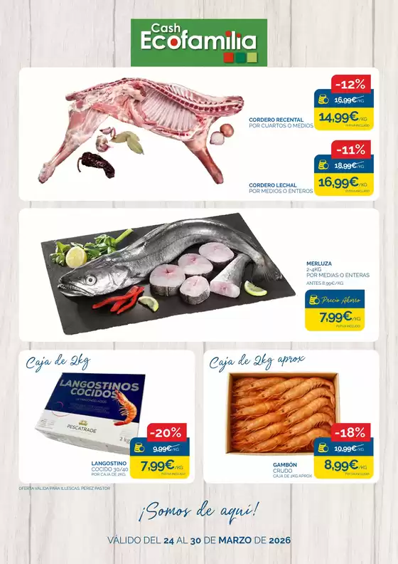 Catálogo Cash Ecofamilia en Sanlúcar de Barrameda | Válido Del 24 Al 30 De Marzo De 2026 | 2026-03-26T00:00:00.000Z - 2026-03-30T00:00:00.000Z