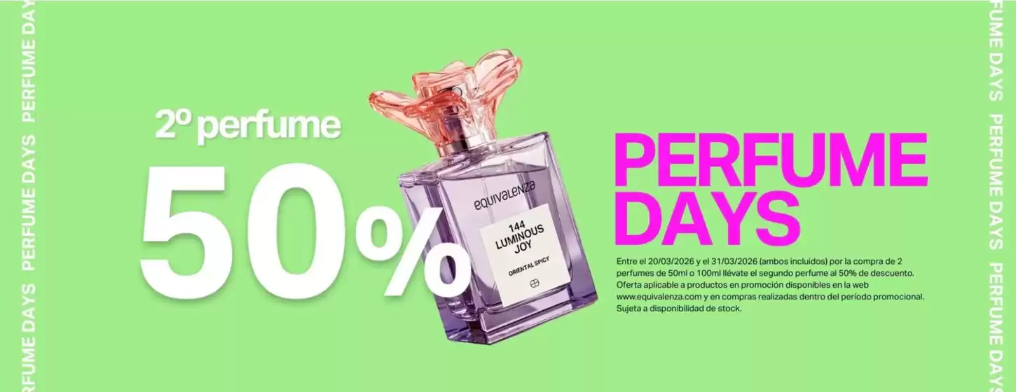 Catálogo Equivalenza en Albal | 2º perfume 50% | 2026-03-26T00:00:00.000Z - 2026-03-31T00:00:00.000Z