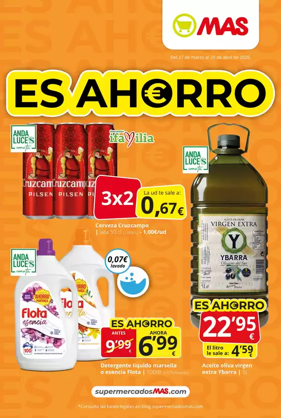 Catálogo Supermercados MAS | Es Ahorro | 2026-03-27T00:00:00.000Z - 2026-04-29T00:00:00.000Z