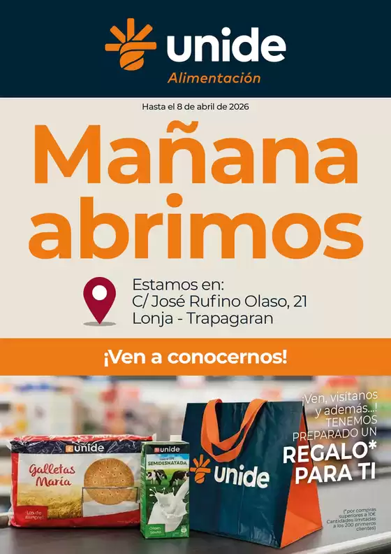 Catálogo UNIDE Alimentación en El Plantío | Ven a conocernos. | 2026-03-27T00:00:00.000Z - 2026-04-08T00:00:00.000Z