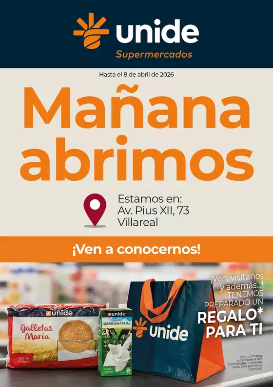 Catálogo Unide Supermercados en El Plantío | Ven a conocernos. | 2026-03-27T00:00:00.000Z - 2026-04-08T00:00:00.000Z