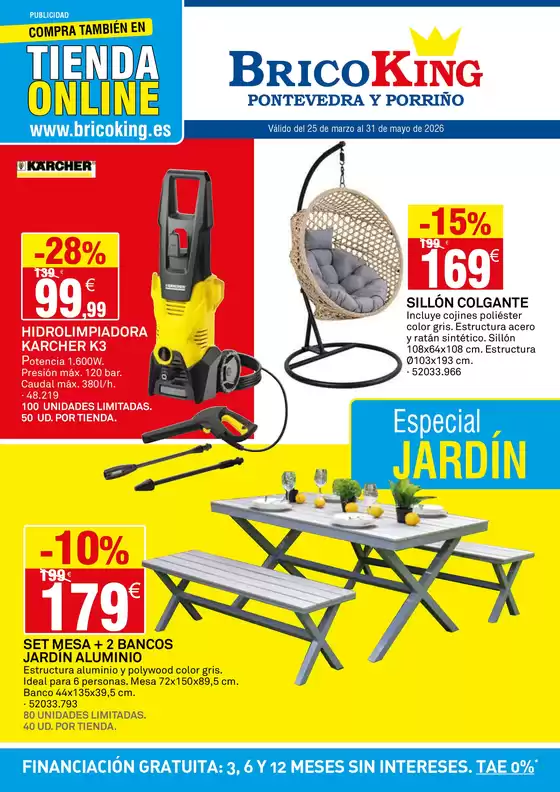 Catálogo Bricoking en Avilés | Válido del 25 de marzo al 31 de mayo de 2026 | 2026-03-25T00:00:00.000Z - 2026-05-31T00:00:00.000Z