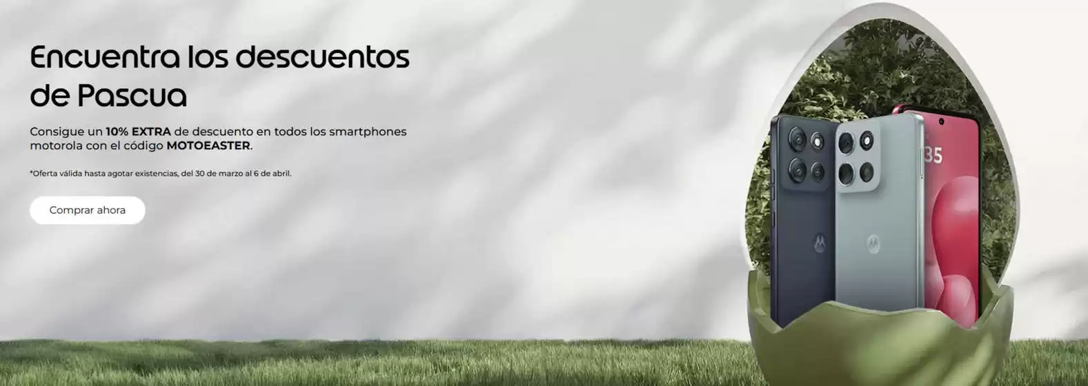 Catálogo Motorola en Ortigueira | Encuentra los descuentos de Pascua | 2026-03-30T00:00:00.000Z - 2026-04-06T00:00:00.000Z