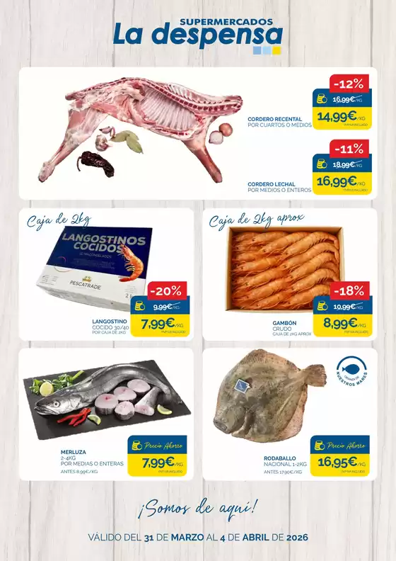 Catálogo Supermercados La Despensa | Válido Del 31 De Marzo Al 4 De Abril De 2026 | 2026-03-31T00:00:00.000Z - 2026-04-04T00:00:00.000Z