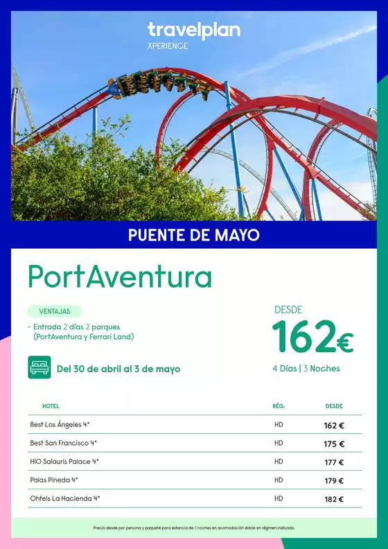 Catálogo Travelplan | Travelplan PortAventura | 2026-04-30T00:00:00.000Z - 2026-05-03T00:00:00.000Z