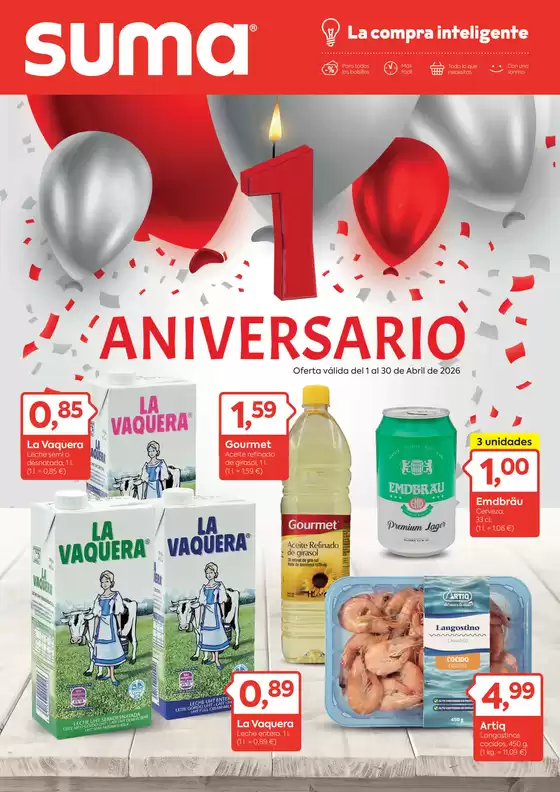 Catálogo Suma Supermercados en Bonares | Oferta válida del 1 al 30 de Abril de 2026 | 2026-04-01T00:00:00.000Z - 2026-04-30T00:00:00.000Z