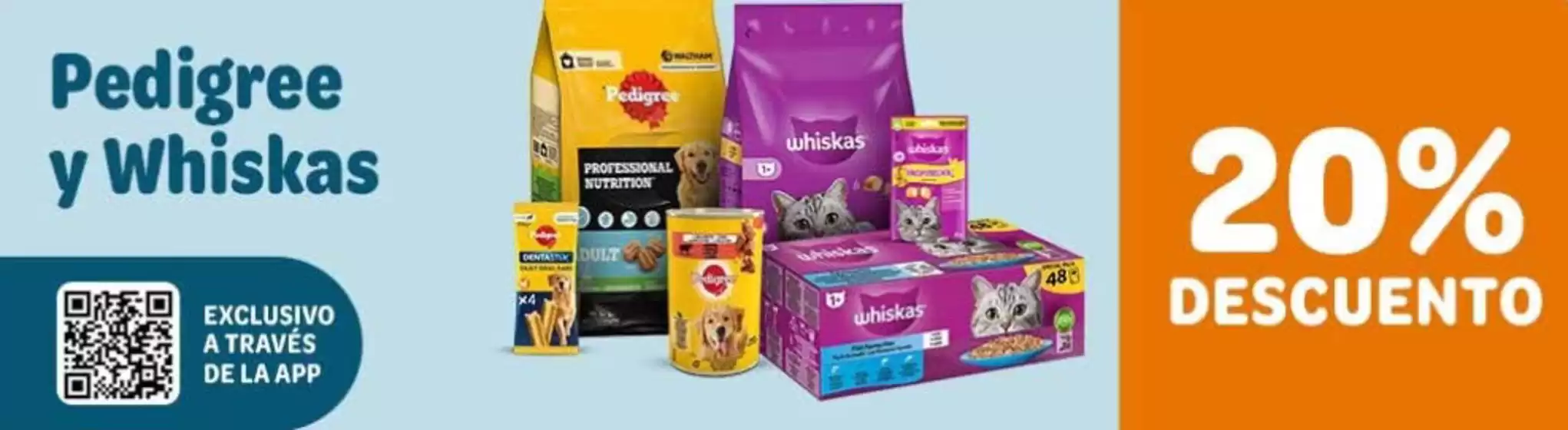 Catálogo Zooplus | 20 % de descuento en Whiskas y Pedigree a través de la App | 2026-03-31T00:00:00.000Z - 2026-04-06T00:00:00.000Z