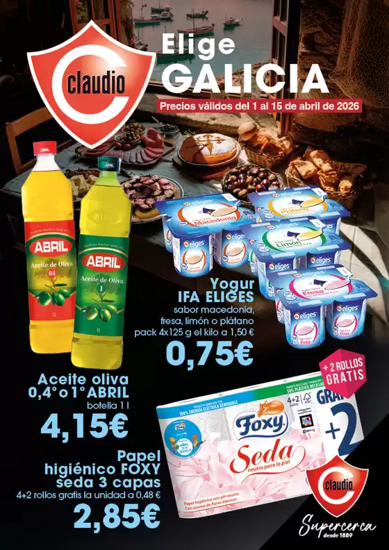 Catálogo Claudio | Precios válidos del 1 al 15 de abril de 2026 | 2026-04-01T00:00:00.000Z - 2026-04-15T00:00:00.000Z