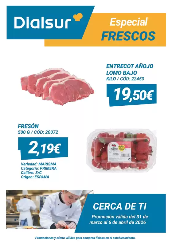 Catálogo Dialsur Cash & Carry en Madrid | Especial Frescos | 2026-04-01T00:00:00.000Z - 2026-04-06T00:00:00.000Z