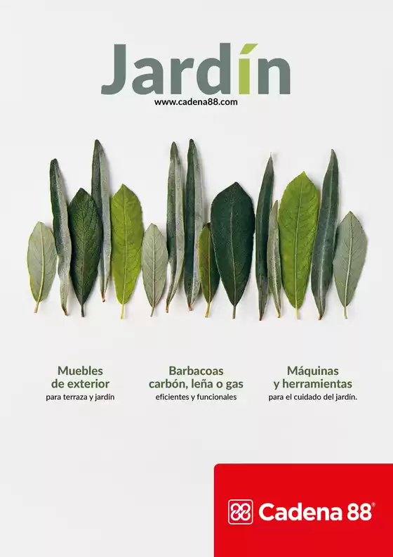 Catálogo Cadena88 en Pontevedra | Jardín | 2026-04-01T00:00:00.000Z - 2026-08-29T00:00:00.000Z