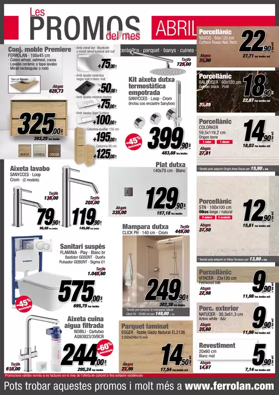 Catálogo Ferrolan en Pontevedra | Les Promos Del Mes | 2026-04-01T00:00:00.000Z - 2026-04-30T00:00:00.000Z
