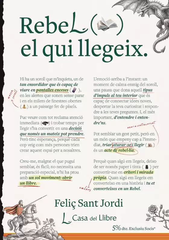 Catálogo Casa del Libro | Rebel el qui llegeix. | 2026-04-01T00:00:00.000Z - 2026-04-22T00:00:00.000Z