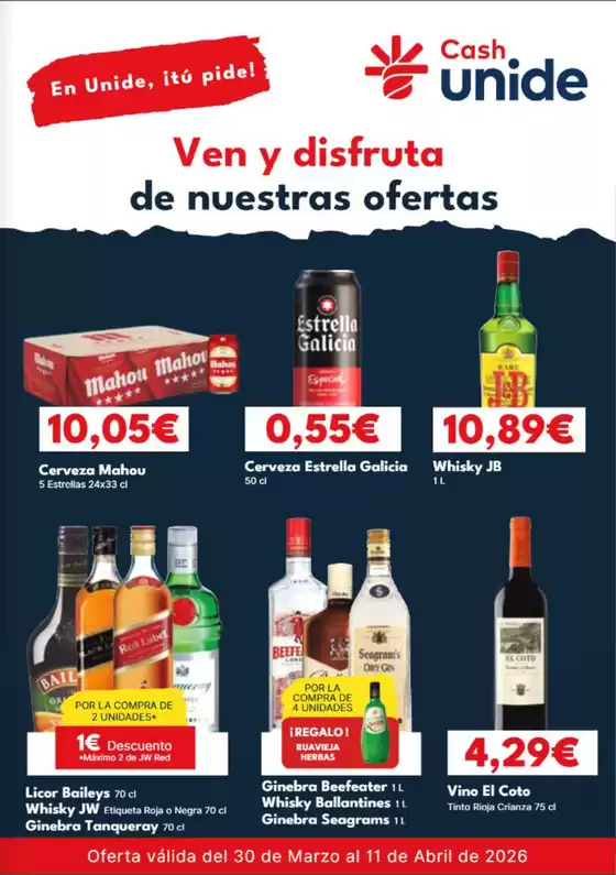 Catálogo Cash Unide en Las Palmas de Gran Canaria | Ven Y Disfruta De Nuestras Ofertas | 2026-04-01T00:00:00.000Z - 2026-04-11T00:00:00.000Z