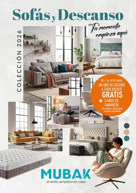 Catálogo Mubak en Palafrugell | Sofás Y Descanso | 2026-04-01T00:00:00.000Z - 2026-04-30T00:00:00.000Z