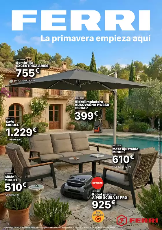 Catálogo Ferri en Málaga | La primavera empieza aquí | 2026-04-01T00:00:00.000Z - 2026-05-31T00:00:00.000Z
