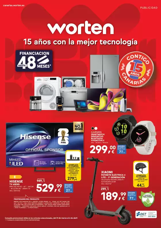 Catálogo Worten en Galapagar |  Desde el 31 de marzo al 6 de abril | 2026-03-31T00:00:00.000Z - 2026-04-06T00:00:00.000Z