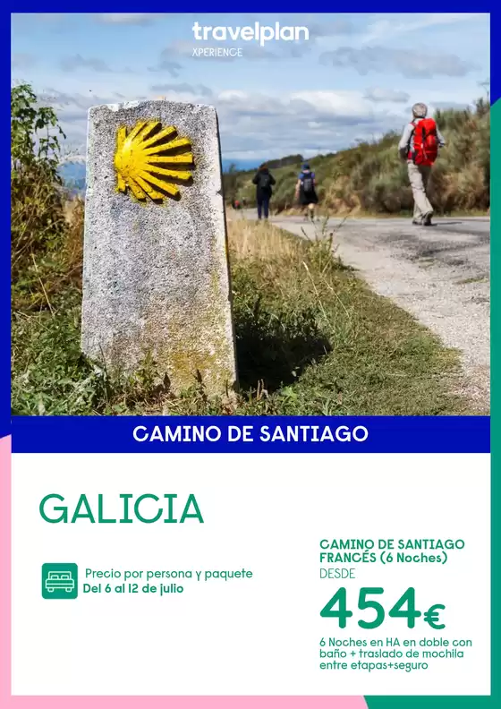 Catálogo Travelplan en Vila-seca | Travelplan Camino De Santiago | 2026-04-02T00:00:00.000Z - 2026-07-12T00:00:00.000Z