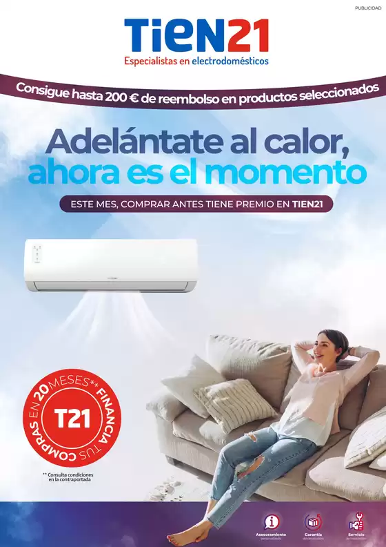 Catálogo Tien 21 en Ariza | Consigue hasta 200 € de reembolso en productos seleccionados | 2026-04-01T00:00:00.000Z - 2026-04-30T00:00:00.000Z