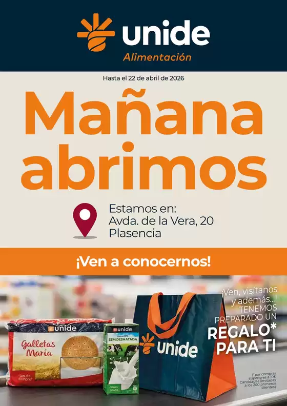 Catálogo UNIDE Alimentación | ¡Ven a conocernos! | 2026-04-10T00:00:00.000Z - 2026-04-22T00:00:00.000Z