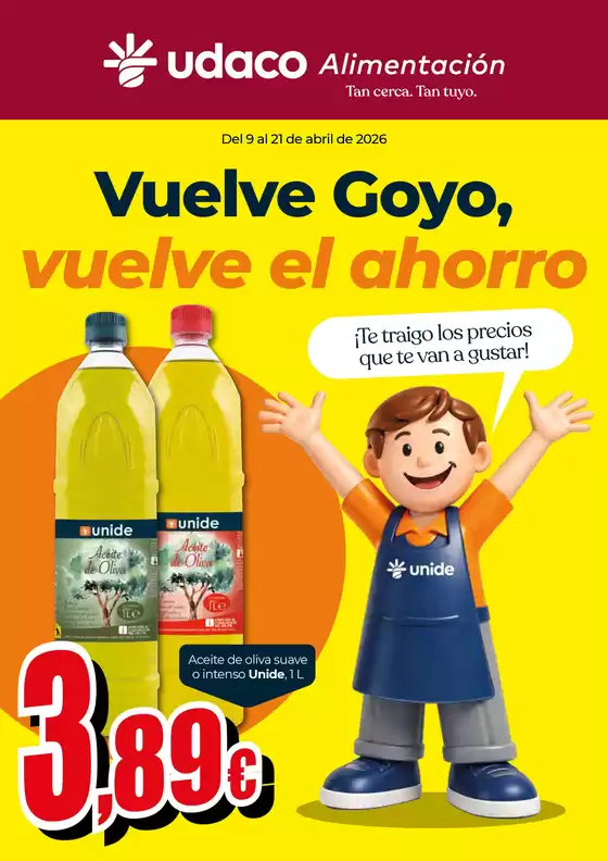 Catálogo UDACO | Vuelve Goyo, vuelve el ahorro Udaco | 2026-04-09T00:00:00.000Z - 2026-04-21T00:00:00.000Z