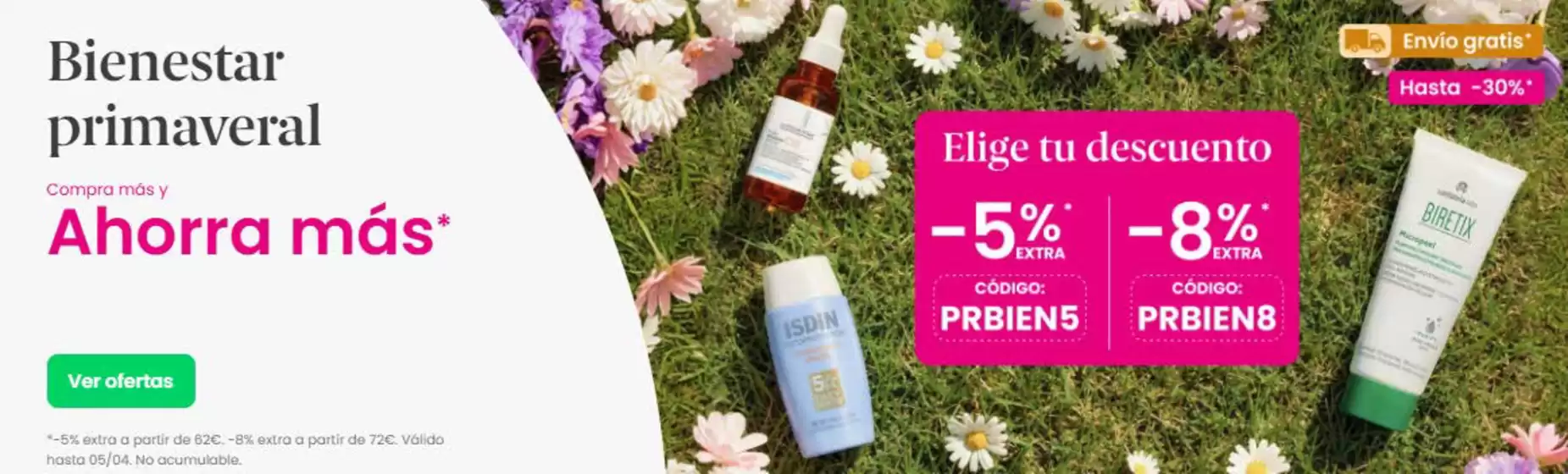 Catálogo Promofarma en Cáceres | Bienestar primaveral | 2026-04-02T00:00:00.000Z - 2026-04-05T00:00:00.000Z