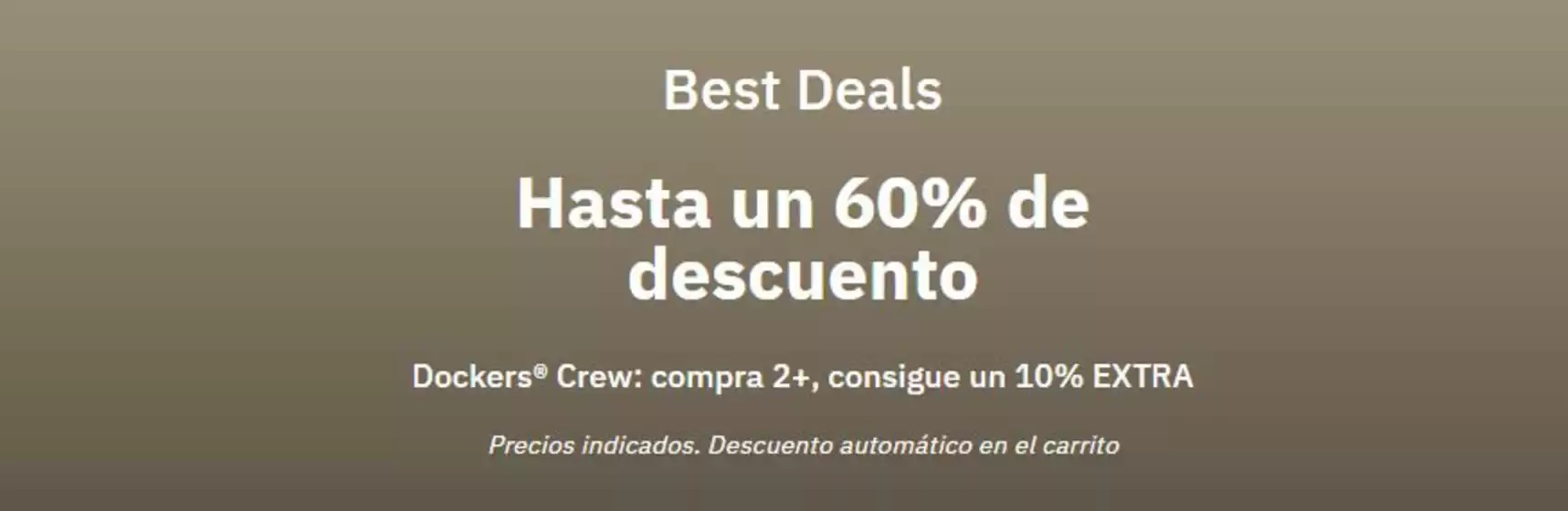 Catálogo Dockers en Pamplona | Hasta un 60% de descuento | 2026-04-02T00:00:00.000Z - 2026-04-15T00:00:00.000Z