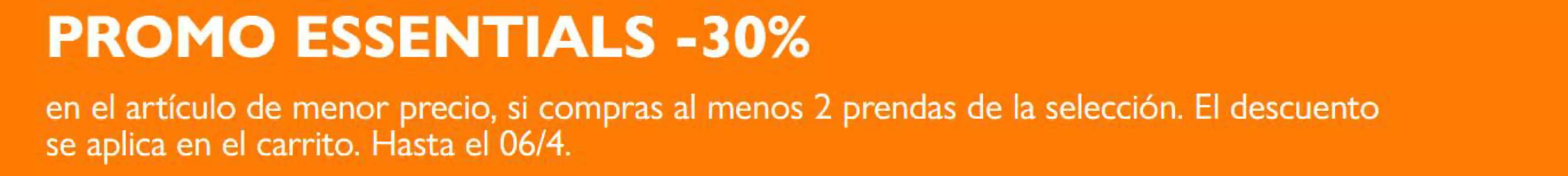 Catálogo United Colors Of Benetton en Cáceres | Promo Essentials -30% | 2026-04-02T00:00:00.000Z - 2026-04-06T00:00:00.000Z