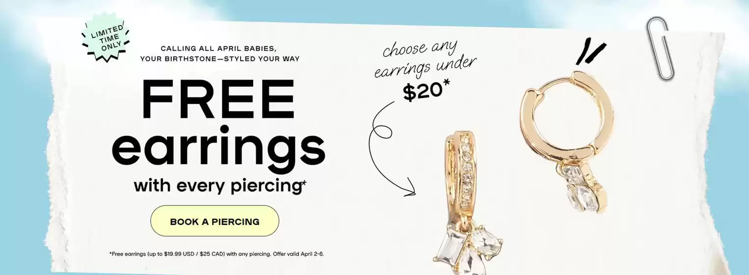 Catálogo Claire's en Cardona | Promoción | 2026-04-02T00:00:00.000Z - 2026-04-06T00:00:00.000Z