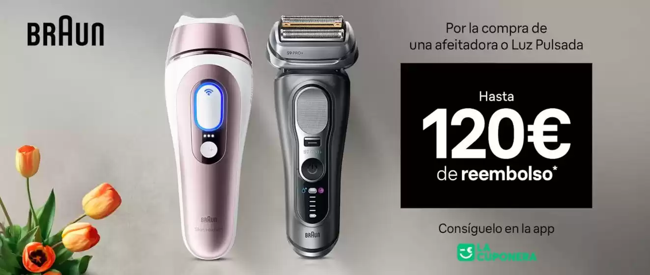 Catálogo Braun | Hasta 120€ de reembolso | 2026-04-03T00:00:00.000Z - 2026-04-16T00:00:00.000Z