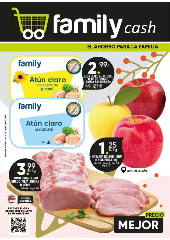 Catálogo Family Cash | El ahorro para la familia | 2026-04-06T00:00:00.000Z - 2026-04-26T00:00:00.000Z