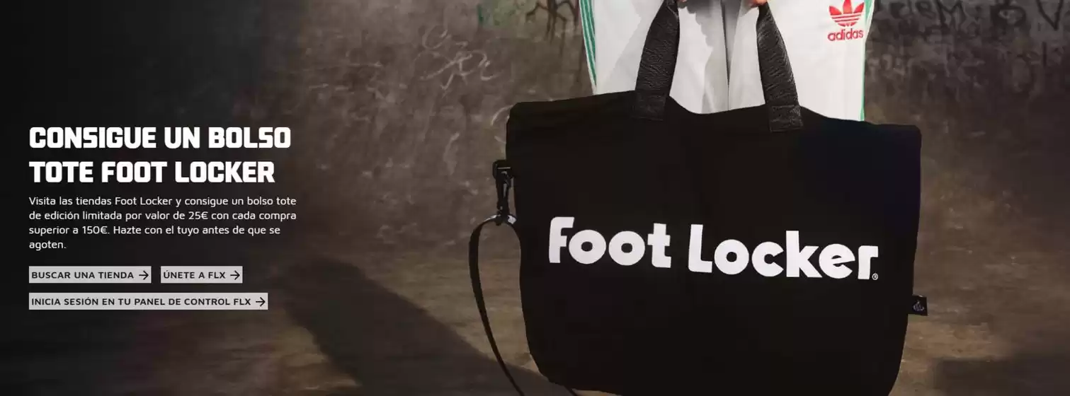 Catálogo Foot Locker | Consigue Un Bolso Tote Foot Locker | 2026-04-07T00:00:00.000Z - 2026-04-20T00:00:00.000Z