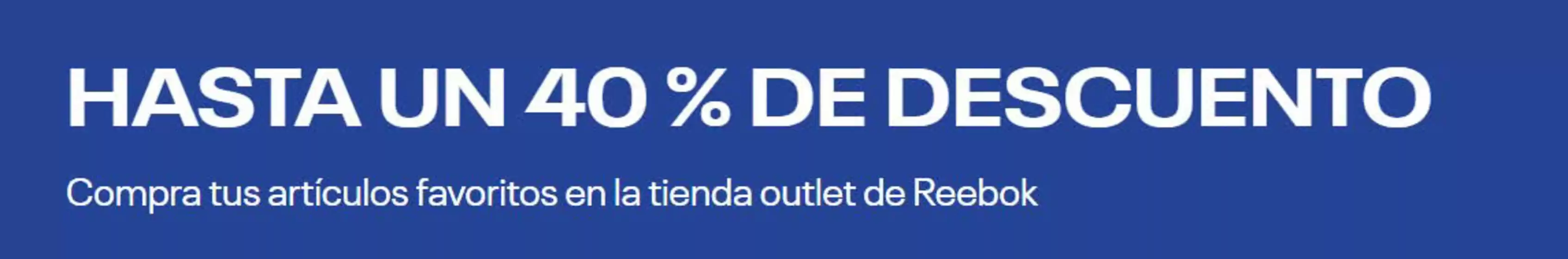 Catálogo Reebok en Málaga | Hasta un 40% de descuento | 2026-04-07T00:00:00.000Z - 2026-04-20T00:00:00.000Z